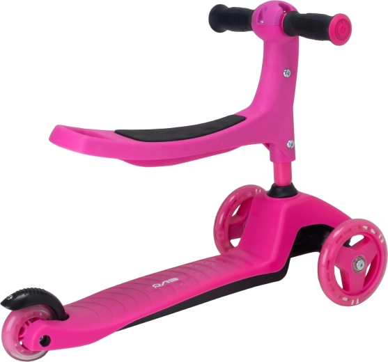 2 az 1-ben: futóbringás üléssel és háromkerekű roller