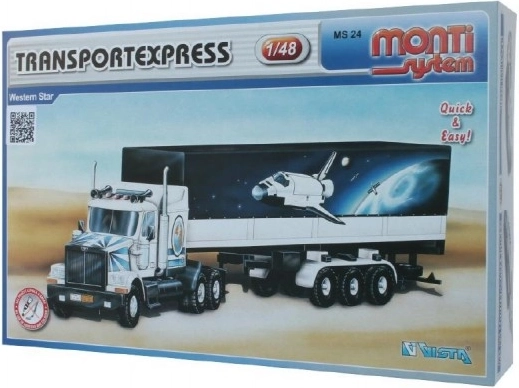MS 24 – Transport Express ragasztó nélküli építőkészlet