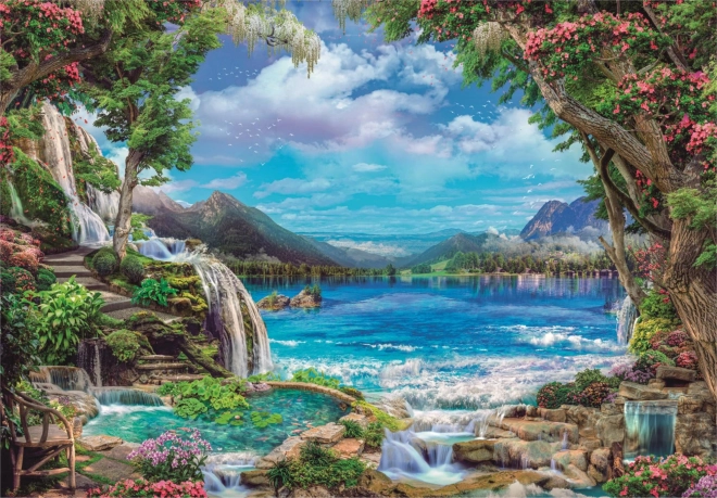 CLEMENTONI Paradicsom a földön 2000 darabos puzzle