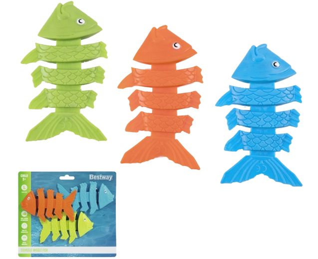 Bestway Squiggle Wiggle búvárhalas játékok – 3 db