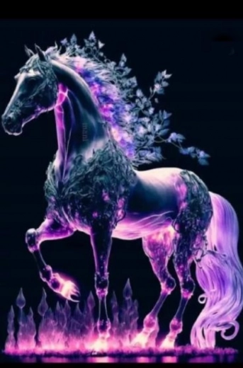 Gyémántfestés Ló szellem 30x40cm