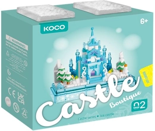 Koco építőjáték jégkastély 381 darab