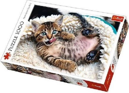 1000 darabos puzzle - Vidám Kiscica Trefl