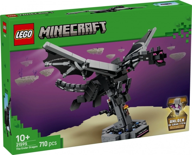 LEGO Minecraft Ender sárkány – megépíthető modell csapkodó szárnyakkal