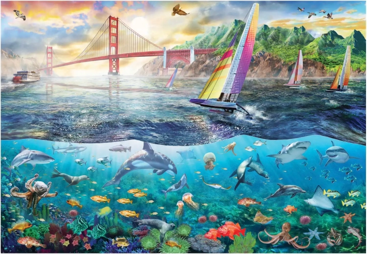 Anatólia Puzzle San Francisco-i Híd 2000 darab