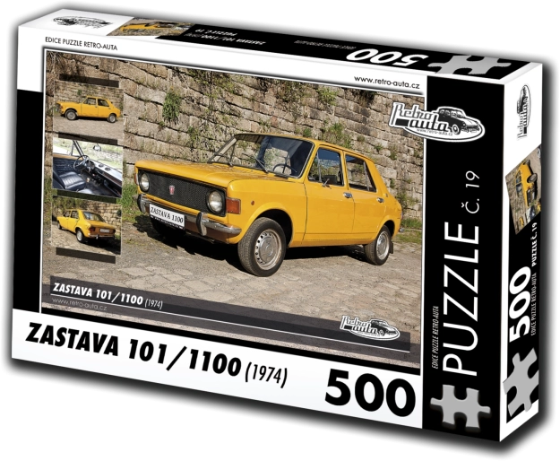 Retro-autó puzzle Zastava 101/1100 (1974) – 500 darab