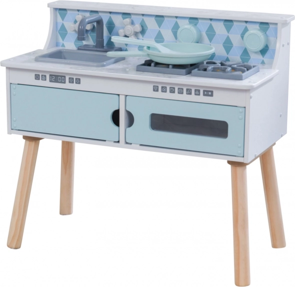 Fából készült gyerek konyha KIDKRAFT Play & Put Away
