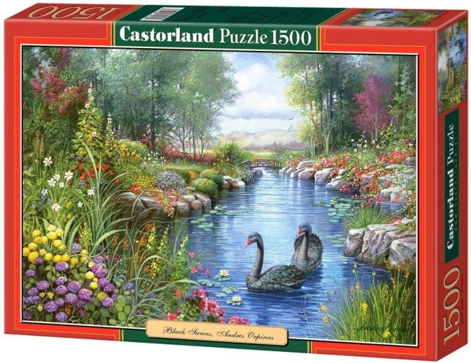 Fekete hattyúk puzzle, Andres Orpinas, 1500 darabos