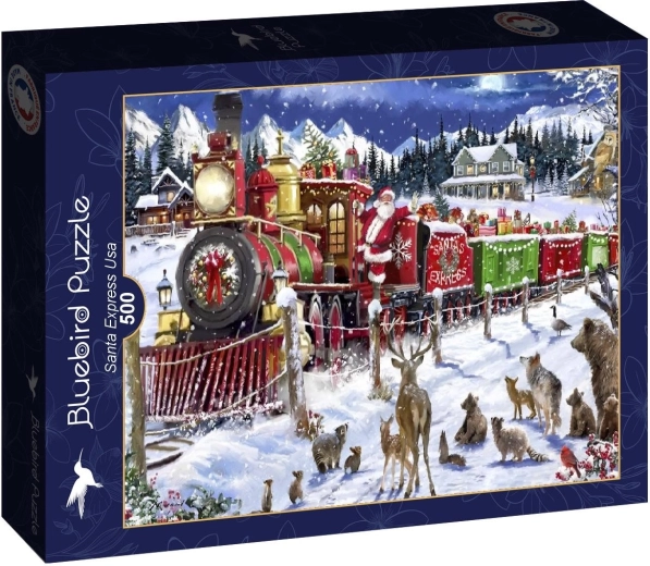 Bluebird puzzle Mikulás expressz USA 500 darab