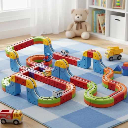 Moduláris, színes építőkészlet