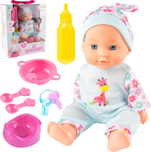 Baba játék 29 cm kiegészítőkkel és bili