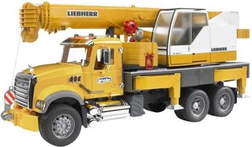 Bruder MACK Granite LIEBHERR autódaru 1:16