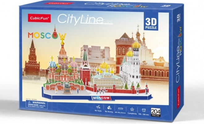 3D puzzle City Line Moszkva
