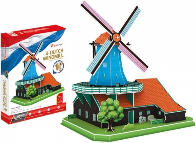 3D puzzle holland szélmalom XL