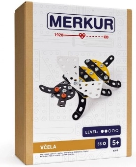 Merkur építőkészlet méh – fém modell gyerekeknek