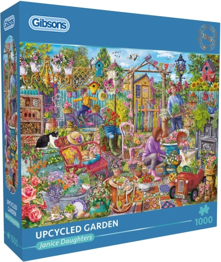 Gibsons kert puzzle újrahasznosított anyagokból, 1000 darabos