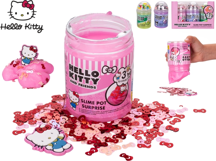 Hello Kitty meglepetés slime - 1 db