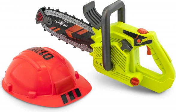 Tuff Tools gyerek láncfűrész sisakkal, 36 cm