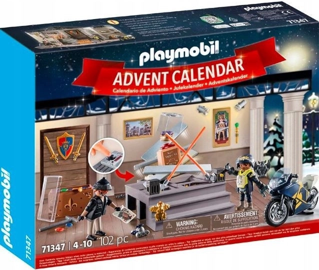 Playmobil City Action adventi naptár Rendőrség – múzeumi rablás