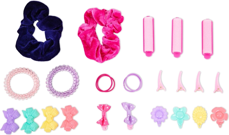 Gazdag kiegészítőkészlet végtelen frizurákhoz