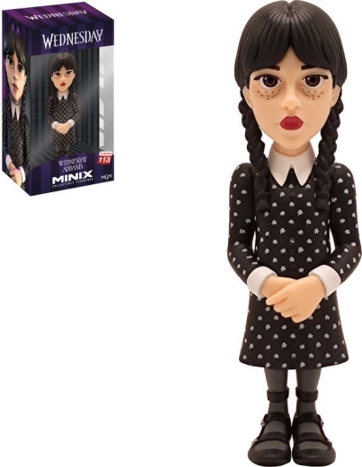 Minix gyűjtői figura Wednesday Addams (Netflix) - 1 db