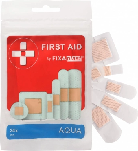 Fixaplast First Aid Aqua Mix vízálló sebtapaszok (24 db)
