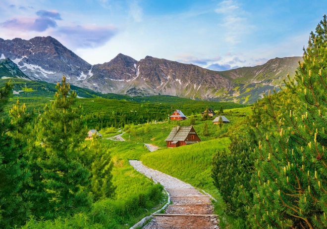 500 darabos puzzle – Ösvény a Tátrában, Lengyelország