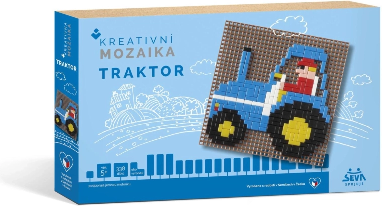 Kreatív mozaik Traktor (338 db elem)