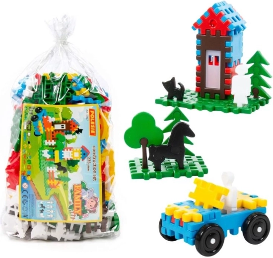 Blok Family építőkészlet – 235 darab