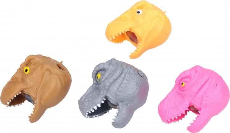 Nyomkodható dinoszaurusz fej 9 cm