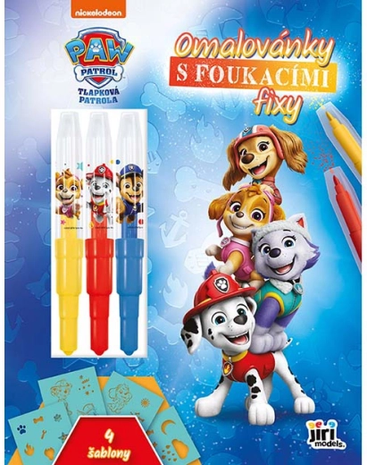 Színező fújós filctollakkal Paw Patrol / Mancs őrjárat