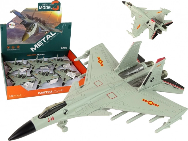 Súrlódásos meghajtású vadászrepülőgép 1:72 méretarányban szürke