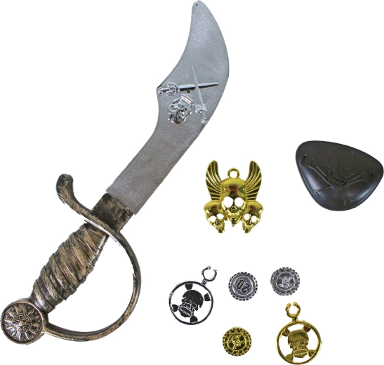 Kalóz készlet gyerekeknek – kard, szemfedő és kiegészítők