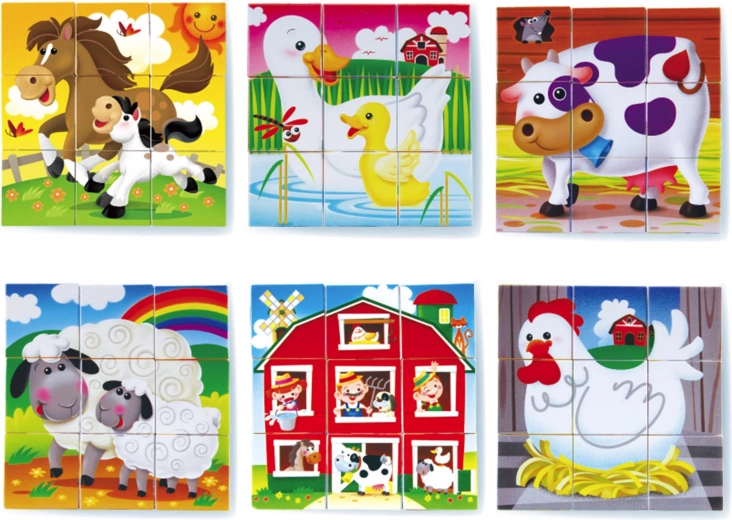 Összeilleszthető képkockák – farm