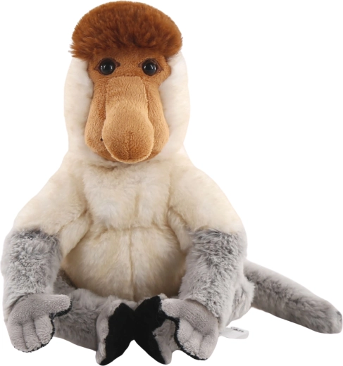 Plüss ormányos majom 30 cm
