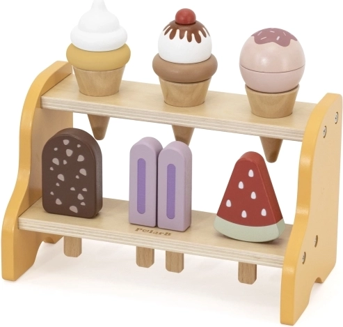 Kétszintes állvány a rendre és a kiállításra