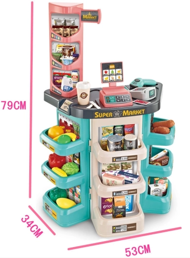 Interaktív pénztár szkennerrel és kártyaolvasóval