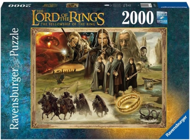 2000 darabos A Gyűrűk Ura puzzle RAVENSBURGER