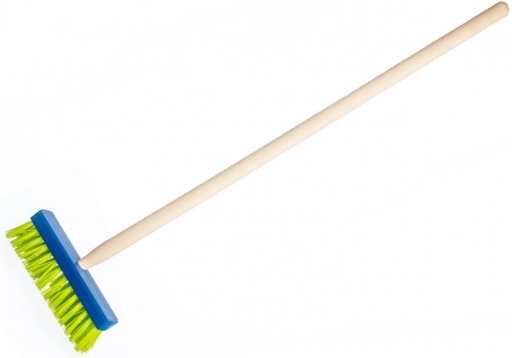 Kék seprű fa nyéllel - 80 cm