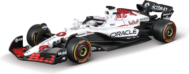 Bburago F1 modell Oracle Red Bull Racing RB21 2025 Max Verstappen 1:18 sisakkal