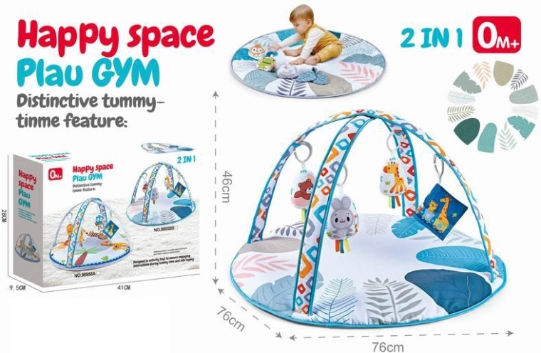 Oktató babajátszószőnyeg 2 az 1-ben