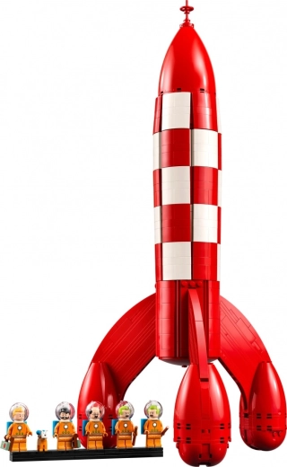 Tintin képregényeiből ismert ikonikus rakétadizájn