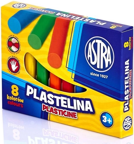 Kreatív gyurma Astra 8x13 g