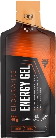 Trec Endurance energia gél koffein nélkül, narancs, 40 g