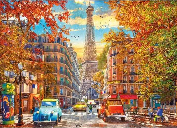 Puzzle Ősz Párizsban 1000 darab