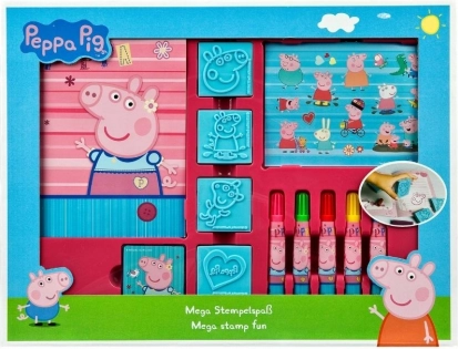 Nagy nyomdakészlet 12 db Peppa Malac