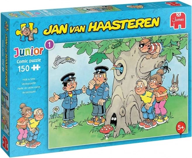 JUMBO Puzzle Jan van Haasteren Junior: Bújócska, 150 darab