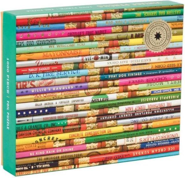 1000 darabos puzzle – vintage ceruzák (GALISON, PHAT DOG VINTAGE)