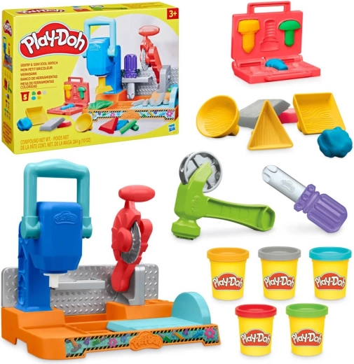 Hasbro Play-Doh színes műhely gyurmával és eszközökkel