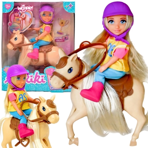 Woopie Ankiki lovagló baba lóval